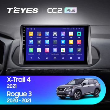 Штатная магнитола Teyes CC2 Plus 3/32 Nissan X-Trail 4 T33 2021 (0din)