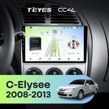 Штатная магнитола Teyes CC4L 6/64 с DTS Citroen C-Elysee (2008-2013)