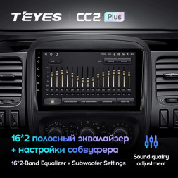 Штатная магнитола Teyes CC2 Plus 6/128 Renault Trafic 3 (2014-2021)