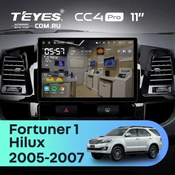 Штатная магнитола Teyes CC4 Pro 8/128 Toyota Hilux (2005-2007) F2 (11")