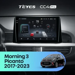 Штатная магнитола Teyes CC4 Pro 12/256 Kia Picanto (2017-2020) Тип-B