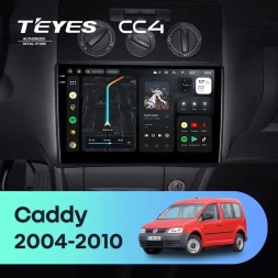 Штатная магнитола Teyes CC4 8/128 Volkswagen Caddy 2K (2004-2010) (10 inch Universal)