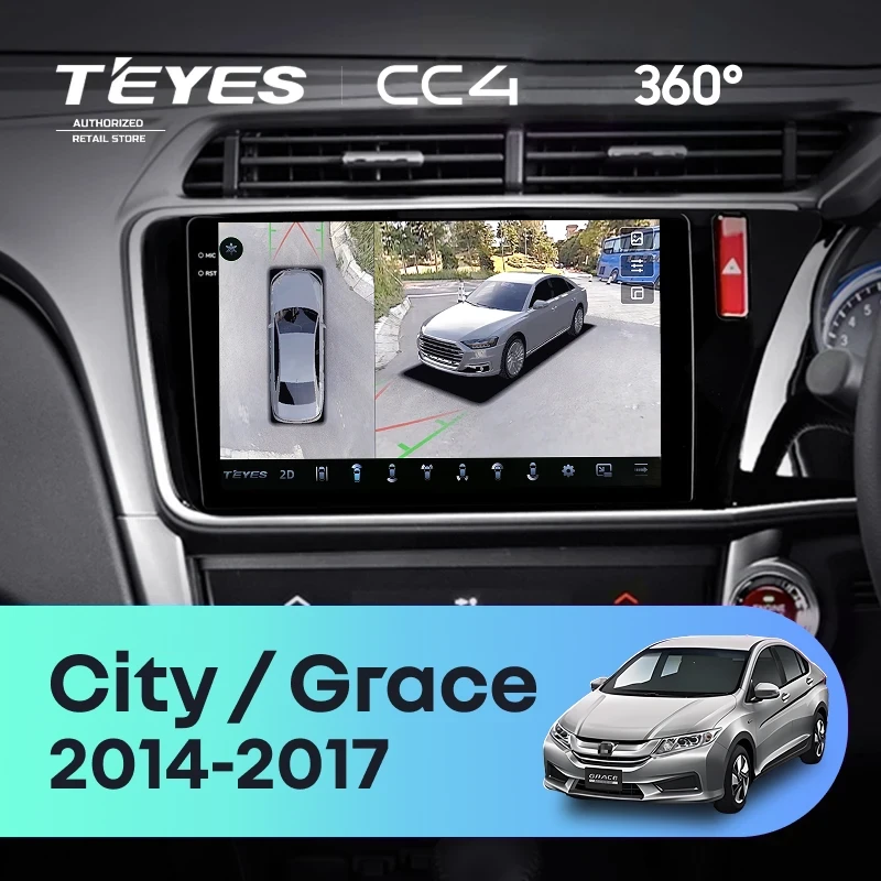 Штатная магнитола Teyes CC4 360 6/64 Honda Grace (2014-2017) Тип-B Правый руль