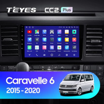 Штатная магнитола Teyes CC2 Plus 4/32 Volkswagen Caravelle T6 (2015-2020)