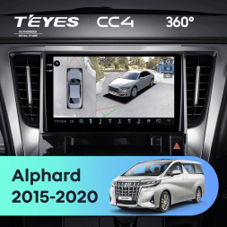 Штатная магнитола Teyes CC4 360 6/64 Toyota Alphard H30 (2015-2020)