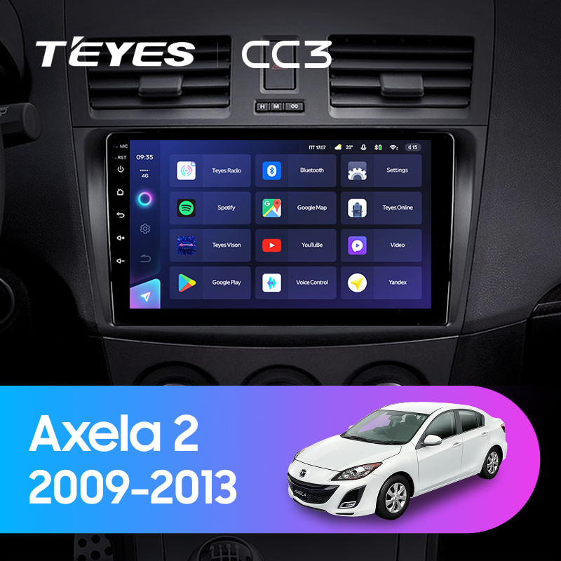 Штатная магнитола Teyes CC3 4/32 Mazda Axela 2 (2009-2013)