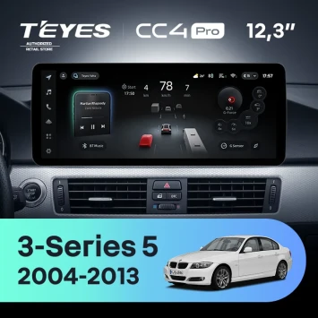Штатная магнитола Teyes CC4 Pro 12.3" 8/128 BMW 3-Series 5 E90 E92 E93 E91 (CIC) (2004-2013) Universal