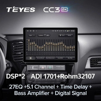 Штатная магнитола Teyes CC3 2K 4/64 Nissan Juke (2010-2014) (13") Тип-A