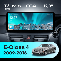 Штатная магнитола Teyes CC4 12.3" 8/128 Mercedes-Benz E-Class 4 W212 S207 A207 S212 C207 (NTG 4.5) (2009-2016) Правый руль Universal