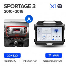 Штатная магнитола Teyes X1 4G 2/32 Kia Sportage 3 SL (2010-2016) Тип-A