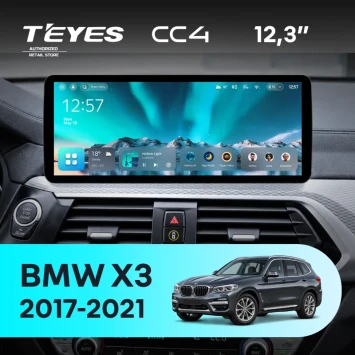 Штатная магнитола Teyes CC4 12.3" 8/128 BMW X3 (G01) (2017-2021) (NBT, EVO)