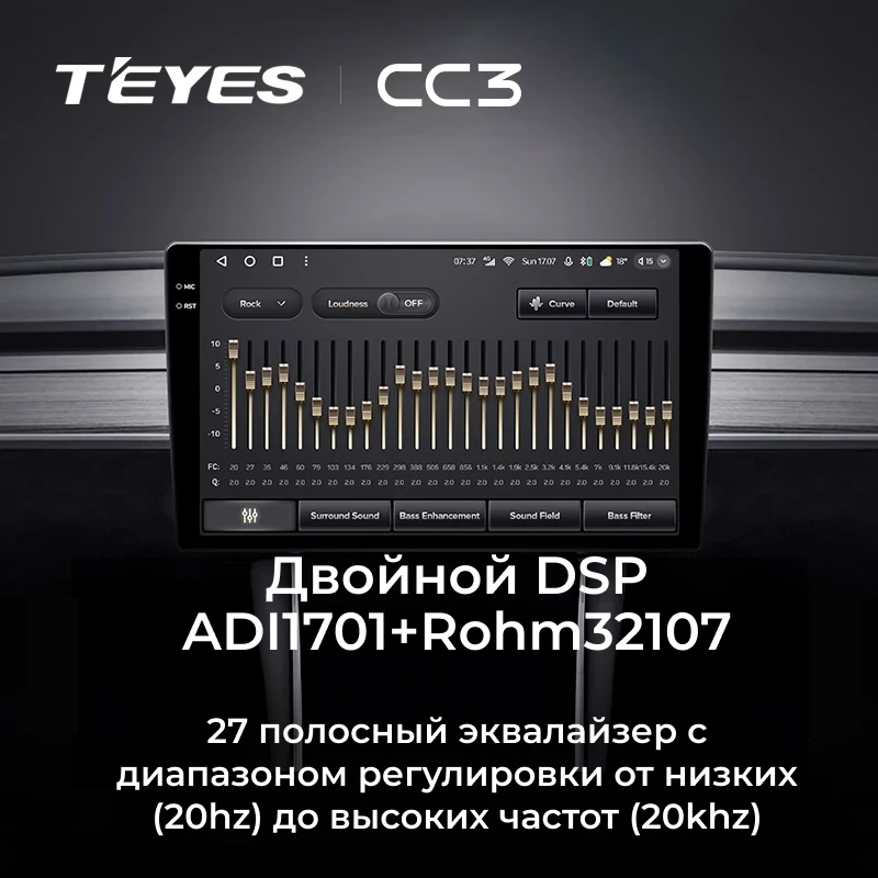 Штатная магнитола Teyes CC3L 4/32 Subaru Tribeca WX W10 (2004-2014)