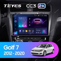 Штатная магнитола Teyes CC3 2K 4/32 Volkswagen Golf 7 MK7 (2014-2018) Тип-A
