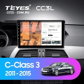 Штатная магнитола Teyes CC3L 4/64 Mercedes-Benz C-Class W204 C204 S204 (2011-2015)