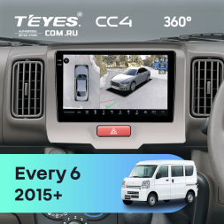 Штатная магнитола Teyes CC4 360 6/64 Suzuki Every 6 (2015-2026)