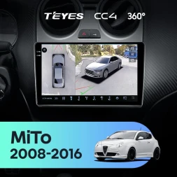 Штатная магнитола Teyes CC4 360 8/128 Alfa Romeo MiTo 955 (2008-2016)