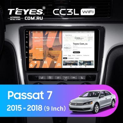 Штатная магнитола Teyes CC3L WiFi 2/32 Volkswagen Passat 7 B7 (2015-2018) F1