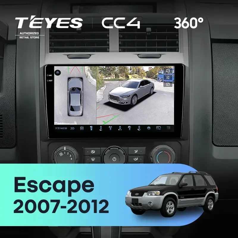 Штатная магнитола Teyes CC4 360 8/128 Ford Escape (2007-2012) F2