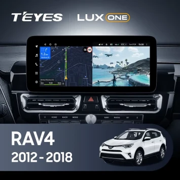 Штатная магнитола Teyes LUX ONE 4/64 Toyota RAV4 XA40 (2012-2018) F1