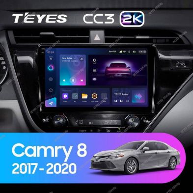 Штатная магнитола Teyes CC3 2K 360 6/128 Toyota Camry 8 XV 70 (2017-2020)