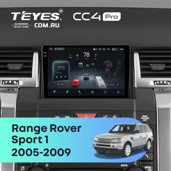 Штатная магнитола Teyes CC4 Pro 8/128 Land Rover Range Rover Sport 1 (2005-2009)