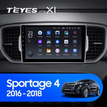 Штатная магнитола Teyes X1 4G 2/32 Kia Sportage 4 QL (2016-2018) Тип-A