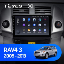 Штатная магнитола Teyes X1 4G 2/32 Toyota RAV4 3 XA30 (2005-2013) 9&quot;