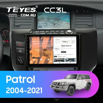 Штатная магнитола Teyes CC3L 4/32 Nissan Patrol V 5 Y61 (2004-2021) F3 (черный)