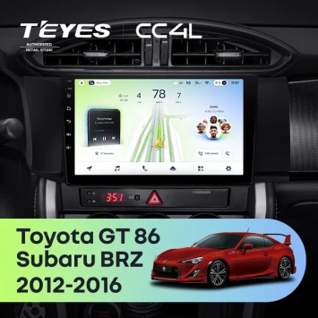 Штатная магнитола Teyes CC4L 6/64 с DTS Subaru BRZ (2012-2016)