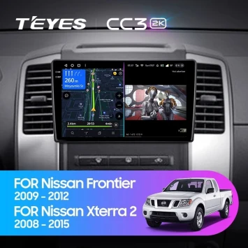 Штатная магнитола Teyes CC3 2K 4/32 Nissan Xterra 2 N50 (2008-2015)