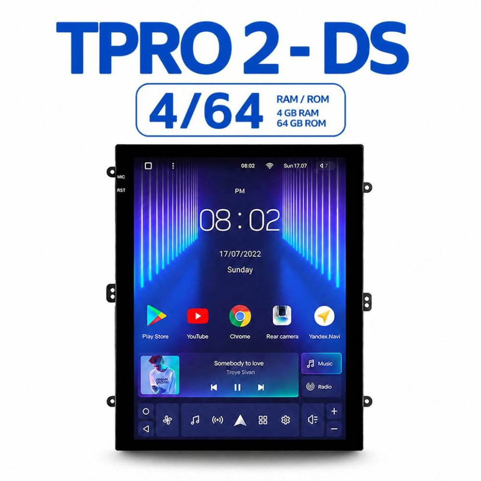 Магнитола Tesla style Teyes TPRO 2 DS 4/64 (9,7 дюймов)