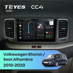 Штатная магнитола Teyes CC4 6/64 Seat Alhambra (2010-2020)
