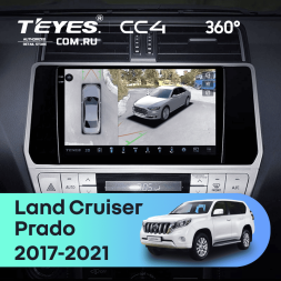 Штатная магнитола Teyes CC4 360 6/64 Toyota Land Cruiser Prado 150 (2017-2021)