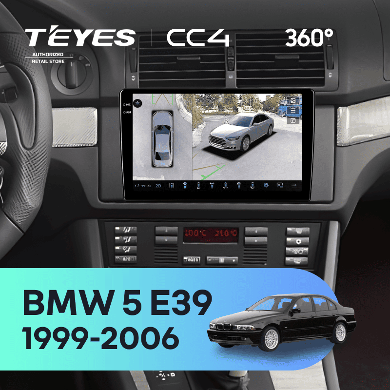 Штатная магнитола Teyes CC4 360 6/64 BMW 5 E39 (1999-2006)