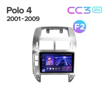 Штатная магнитола Teyes CC3 2K 6/128 Volkswagen Polo Mk4 (2001-2009) F2