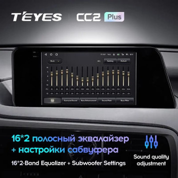 Штатная магнитола Teyes CC2 Plus 3/32 Lexus RX200t RX270 RX300 RX350 RX350L RX450h AL20 IV (2015-2019) (0din)