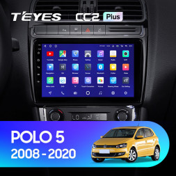 Штатная магнитола Teyes CC2L Plus 2/32 Volkswagen Polo 5 (2008-2020)