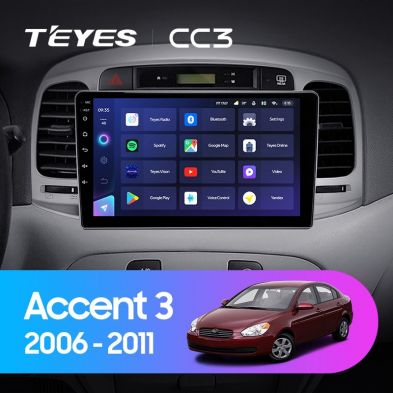 Штатная магнитола Teyes CC3 4/32 Hyundai Accent 3 (2006-2011)