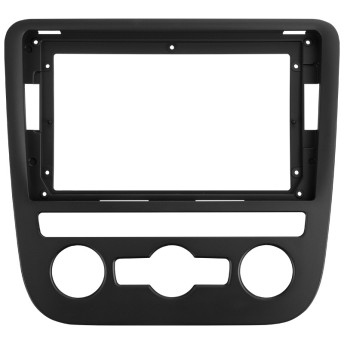 Переходная рамка Volkswagen Scirocco 3 Mk3 (2008-2014) F2 (чёрная) (9")