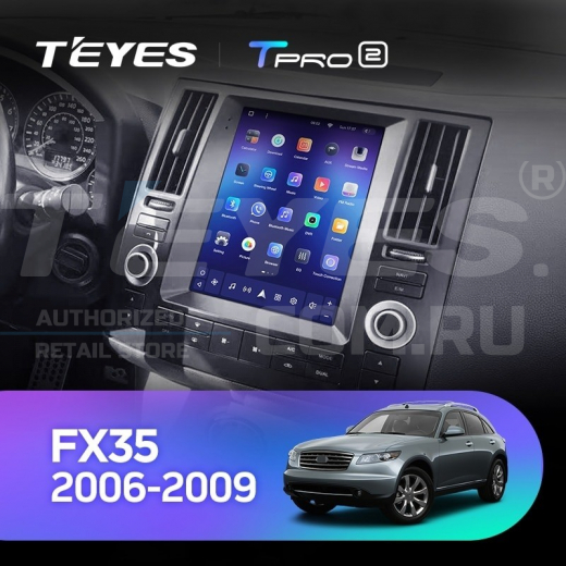 Штатная магнитола Tesla style Teyes TPRO 2 4/32 Infiniti Fx35 2006-2009 — 