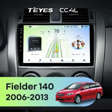 Штатная магнитола Teyes CC4L 6/64 Toyota Corolla Fielder 140 (2006-2013) Тип-B