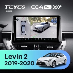 Штатная магнитола Teyes CC4 Pro 360 8/128 Toyota Levin 2 E210 (2019-2020) Тип-A