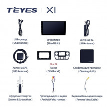 Штатная магнитола Teyes X1 4G 2/32 Opel Movano 2 (2010-2019) (F2)