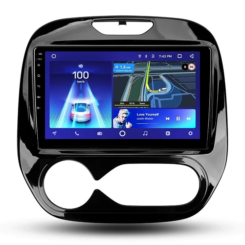 Переходная рамка Renault Kaptur (2016-2019) F2 (9")