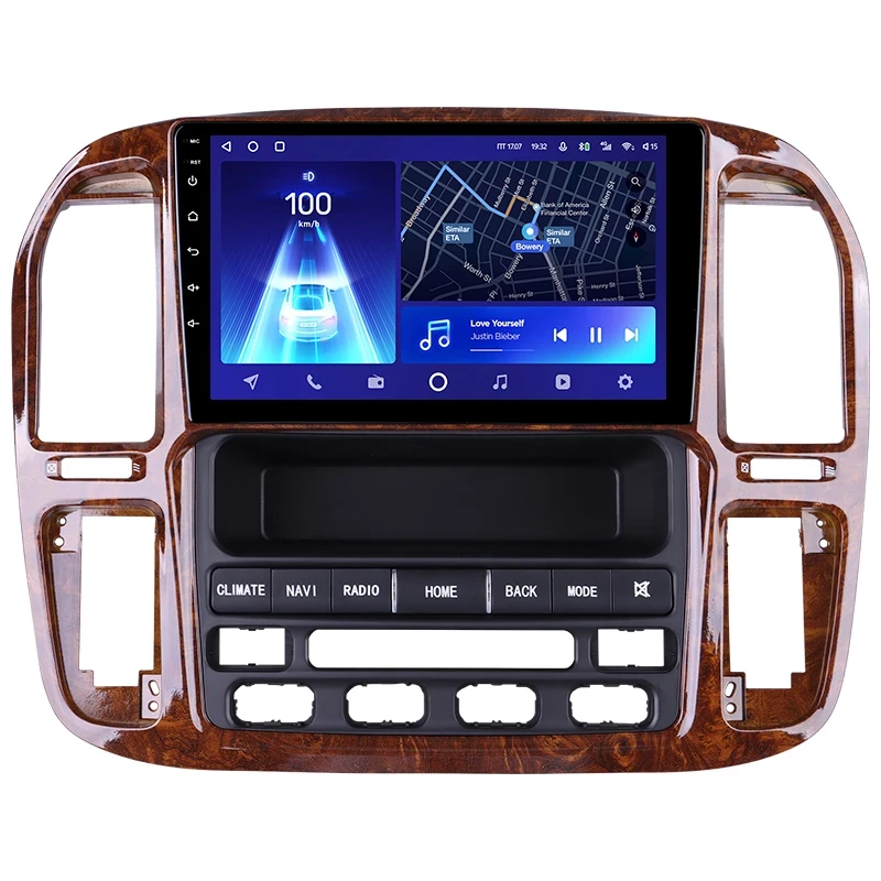 Переходная рамка Lexus LX470 / Toyota Land Cruiser LC 100 (1998-2003) F4 (9")