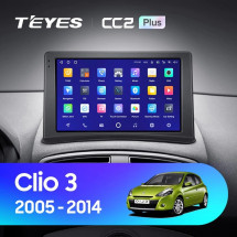 Штатная магнитола Teyes CC2L Plus 1/16 Renault Clio 3 (2005-2014)