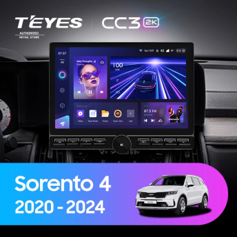 Штатная магнитола Teyes CC3 2K 6/128 Kia Sorento 4 MQ4 (2020-2024) (13&quot; с кнопками)