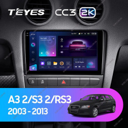 Штатная магнитола Teyes CC3 2K 4/32 Audi S3 2 (2006-2012)