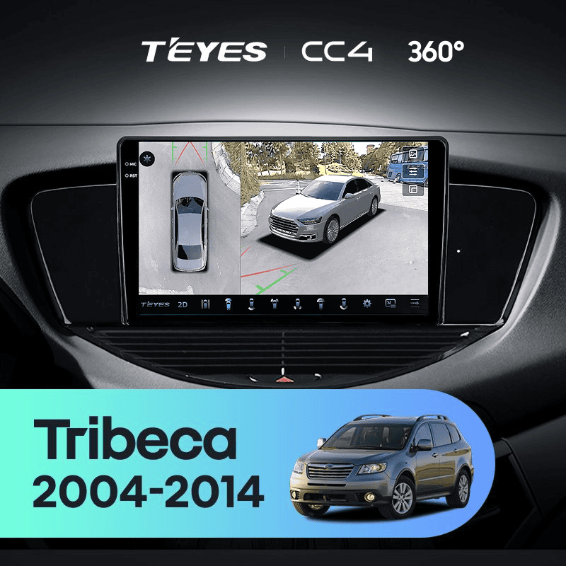 Штатная магнитола Teyes CC4 360 6/64 Subaru Tribeca WX W10 (2004-2014)