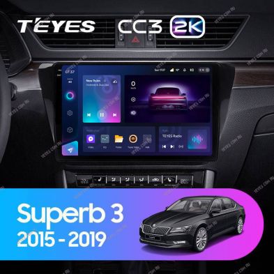 Штатная магнитола Teyes CC3 2K 4/64 Skoda Superb 3 (2015-2019)